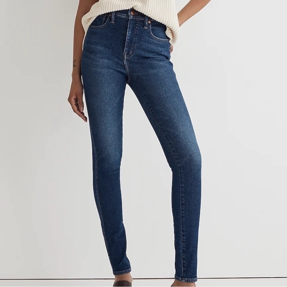 Madewell 10” High Rise Skinny Jean Dark Wash